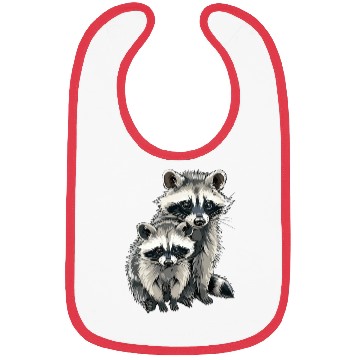 Discover Opossum and raccoon Bibs