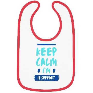 Discover Keep Calm, I'm IT Support Bibs