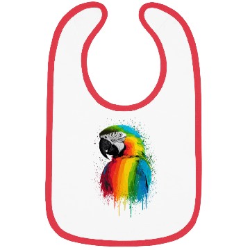 Discover Macaw Parrot for a Bird Lover Animal Lover Bibs