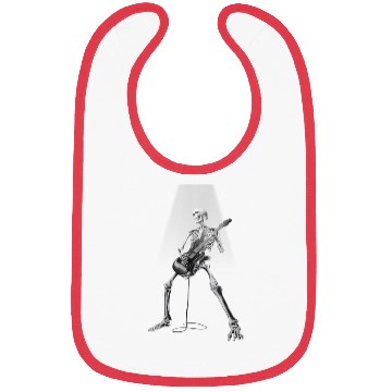 Discover Skeleton Guitar Rock Electric Bibs