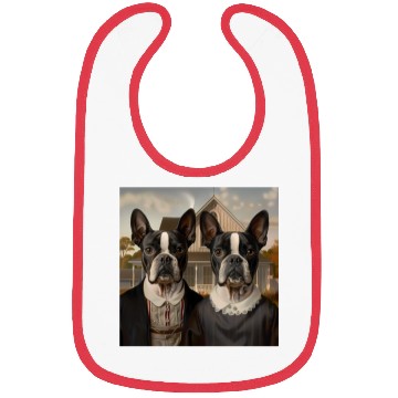 Discover Boston Terrier Funny Sleeve Bibs