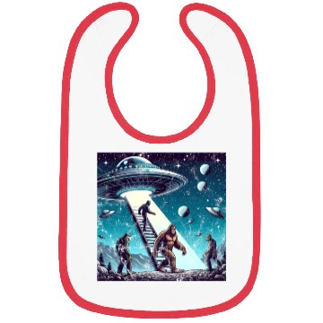 Discover Bigfoot and the UFO Bibs