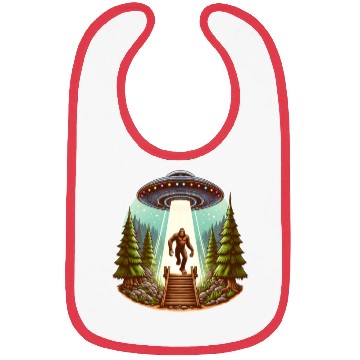 Discover Bigfoot and the UFO Bibs