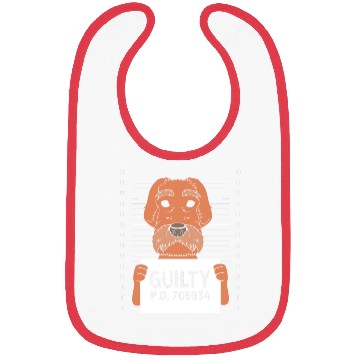 Discover Funny Wirehaired Pointing Griffon Dog Mugshot Bibs
