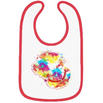 Discover Splash Color Wirehaired Pointing Griffon Dog Face Bibs