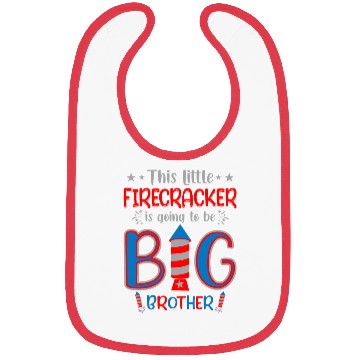 Discover This Little Firecracker Is Going To Be Big Brother Bibs