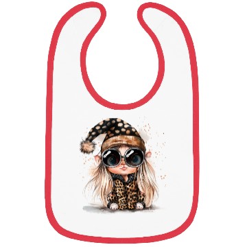 Discover Leopard Print Gnome Clipart Images, Girly Bibs