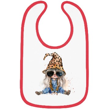 Discover Leopard Print Gnome Clipart Images, Girly Bibs