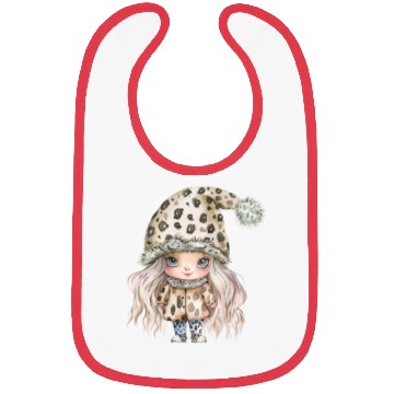 Discover Leopard Print Gnome Clipart Images, Girly Bibs