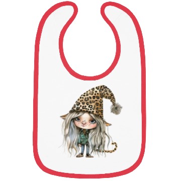 Discover Leopard Print Gnome Clipart Images, Girly Bibs