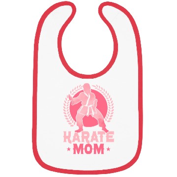 Discover Karate Mom Fighter Self Defence Karateka Bibs