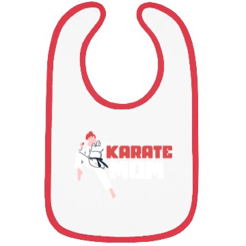Discover Karate Mom Karateka Self Defence Fighter Bibs