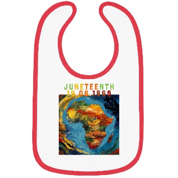 Discover Juneteenth 1865 Africa Map Bibs