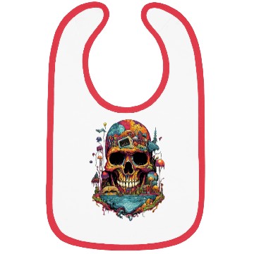 Discover Fantasy Skull Bibs