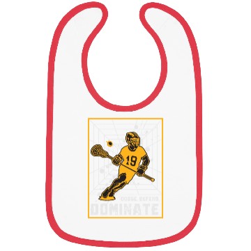 Discover Dodge, Defend, Dominate Lacrosse Gift Bibs