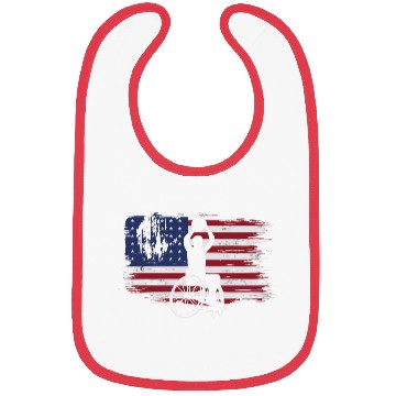 Discover US Flag Wheelchair Basketball Bibs
