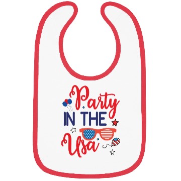 Discover Party In The Usa Bibs