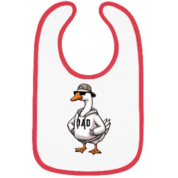 Discover Duck Dad Bibs