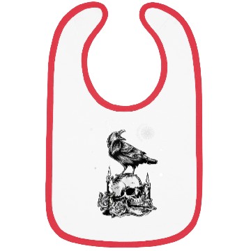 Discover Black Raven Occult Aesthetic Gothic Bibs