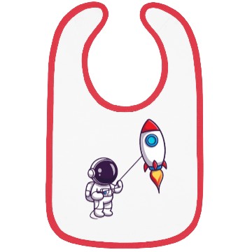 Discover play with rocket balloon Bibs