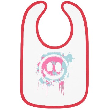 Discover Graffiti Smiley Face - Urban Street Art Bibs