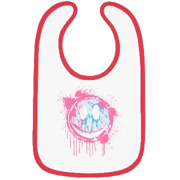 Discover Graffiti Smiley Face - Urban Street Art Bibs