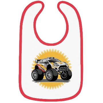 Discover Rally Monster Car Bibs