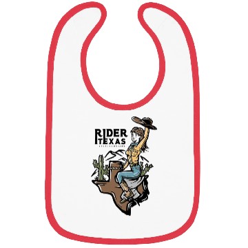 Discover WILD WEST COW GIRL Bibs