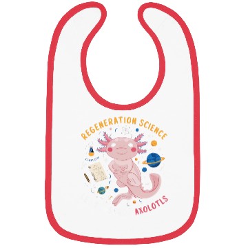 Discover Axolotl Science Teacher Mexican Salamander Bibs