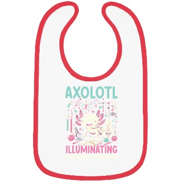 Discover Axolotl Science Teacher Mexican Salamander Bibs