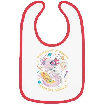 Discover Axolotl Science Teacher Mexican Salamander Bibs