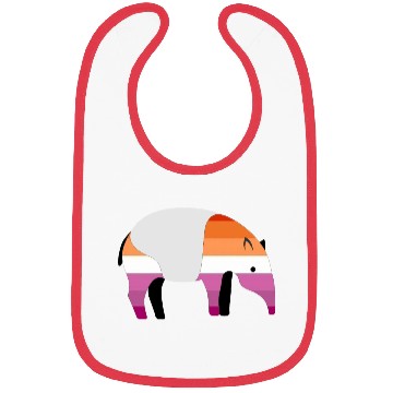 Discover Mountain Tapir with Rainbow Pride Flag Bibs