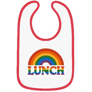 Discover LGBTQ Rainbow Lunch - Colorful Pride Bibs