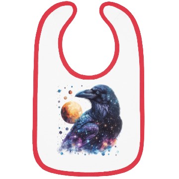 Discover Celestial Raven Clipart Clipart, Crow Bird Witch Bibs