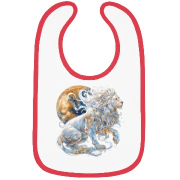 Discover Celestial Lion Images, Mystical Lion, Night sky Bibs