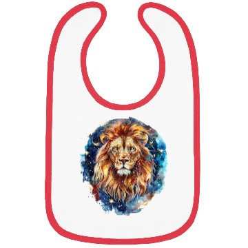 Discover Celestial Lion Images, Mystical Lion, Night sky Bibs