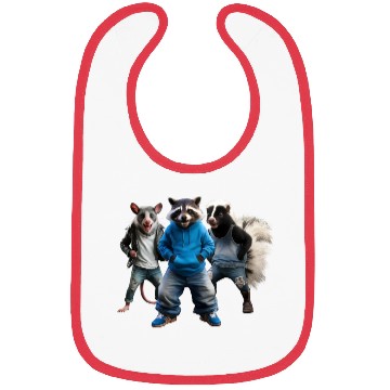Discover STREET CATS, RACCOON POSSUM SKUNK Bibs