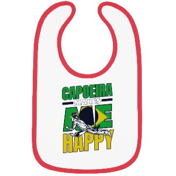 Discover Capoeira Makes Me Happy Capoeirista Ginga Dance Bibs