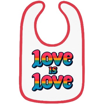 Discover Love is Love: Celebrate Pride and Unity Bibs