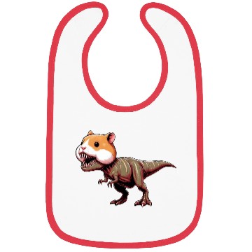Discover Hamster Dino T-Rex mythical creature fantasy Bibs