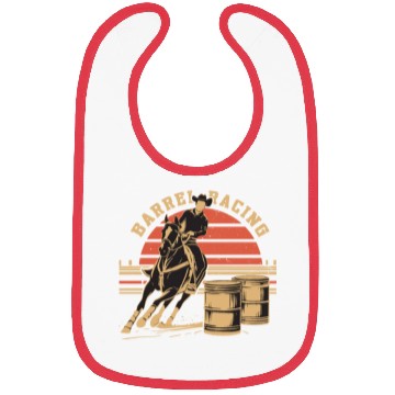 Discover Retro Themed Barrel Racing Gifts Bibs