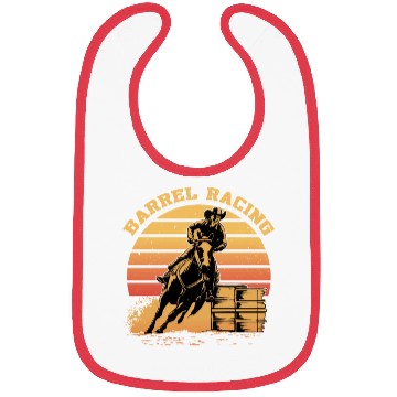 Discover Retro Themed Barrel Racing Gifts Bibs
