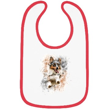Discover Australian Shepherd dog have fun Bibs