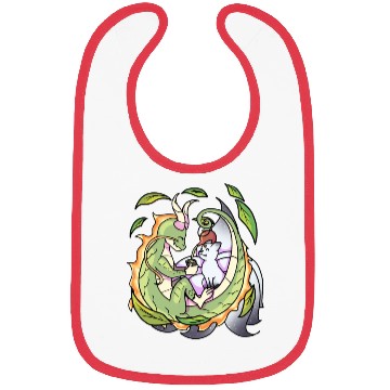 Discover Dragon & Fox in Japanese Art Bibs