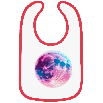 Discover Synthwave moon Bibs