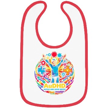 Discover AuDHD Autism ADHD Autistic Spectrum Neurodiversity Bibs