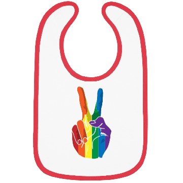 Discover love is love Bibs