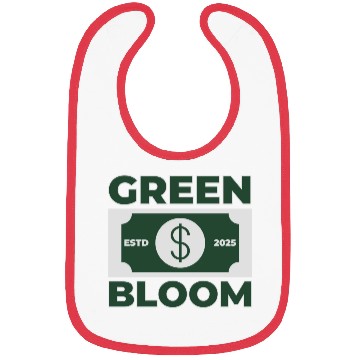Discover Green Bloom Money Rich Bibs