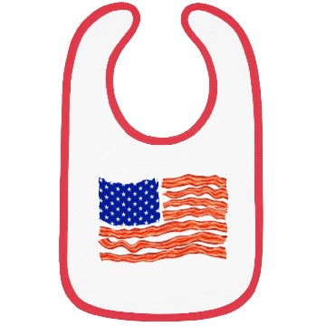 Discover Bacon Lover, Meat Lover, BBQ, USA Flag Bibs