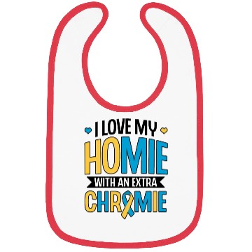 Discover Down Syndrome Awareness I Love my Homie with Bibs